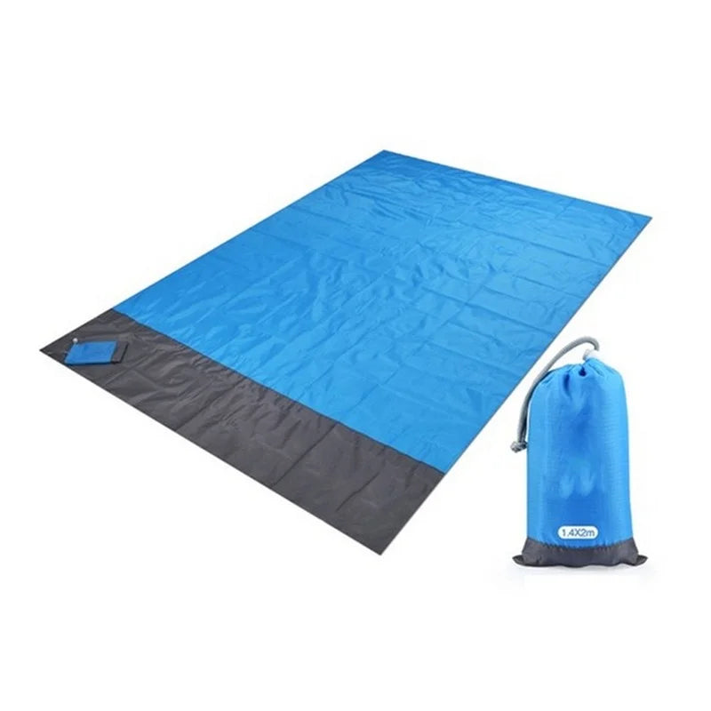 Waterproof Beach Mat Sand Free Blanket Camping Outdoor Picknick Tent Folding Cover Bedding Pocket Picnic 200x210cm Camping Chair