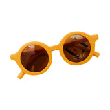 Children s Sunglasses Infant s Retro Solid Color Ultraviolet-proof Round Glasses Eyeglass for Kids