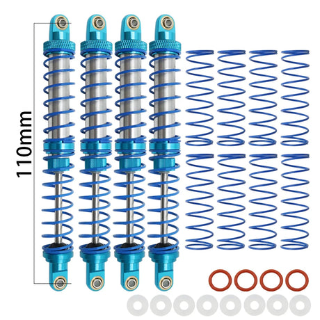 Metal 70mm 80mm 90mm 100mm 110mm 120mm Shock Absorber Oil Damper for 1/10 RC Crawler Car Axial SCX10  AXI03007 RBX10 D90 TRX4