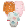 3-5 PCS/LOT Soft Cotton Baby Bodysuits Long Sleeve Newborn Baby Clothing Set Christmas Baby Girls Boys Clothes Infant Jumpsuit