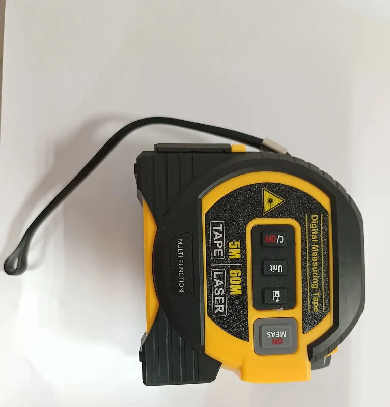 3In1 Laser Tape Measure Laser Rangefinder 60cm Accurate Digital Laser Tape Range Finder Measure Tool and 90 Degrees Laser Ievel