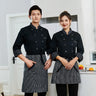 Chef overalls long-sleeved cake shop baker overalls hotel catering kitchen back cook male and female chef uniforms