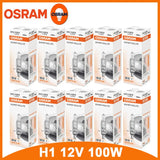 OSRAM H1 H4 H3 H7 12V Standard Lamp White Light Original Headlight Auto Fog Lamp 55W/100W 9003 HB2 Car Halogen Bulb (10 PCS)