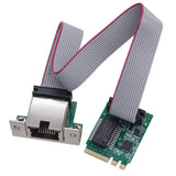 M.2 Network Card 10/100/1000Mbps Ethernet Network Card RTL8111E/F Chip M.2 A+E Ethernet Adapter for Desktop PC for Windows Linux