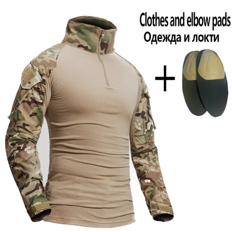 Softair Paintball Work Clothing Military Shooting Uniform Tactical Combat Camouflage Shirts Cargo Knee Pads hunting Pants Suits