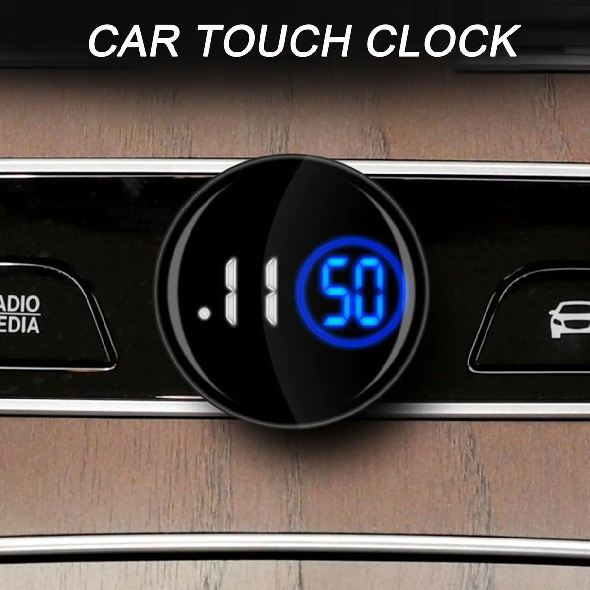 Car Interior Clock for Car Vehicle Watch Car Supplies Novelty Best Waterproof Car Clock Automotive Electronic Accessories