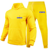 Ricard Men's Sweatshirt +Pants 2 Piece Set Casual Sportswear Hoodies Wear Autumn And Winter New Sportswear Suit Hot