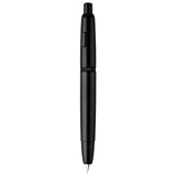 MAJOHN A1 Press Fountain Pen Retractable EF Nib 0.4mm Metal Matte Black writing Ink Pen with Converter for students gifts