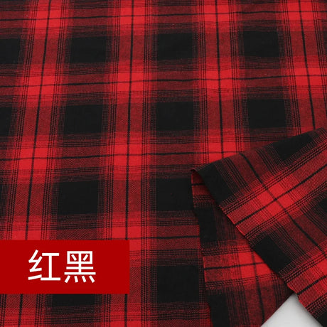 Yarn Dyed Soft Thickening Grinding Wool Plaid Fabric JK Clothing Shirt Skirt Jacket Pants Check Cloth DIY Apparel Sewing Fabrics