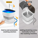 Foldable Washing Machine - Portable Washing Machine for Baby/Girl Clothes/Socks/Underwear - Collapsible Mini Washer Machine