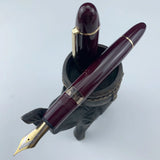 New Yongsheng 630 Resin Brief Fountain Pen NO.8 Iraurita Fine Nib Piston Gold Clip Pen Stationery Business Writing Gifts pens