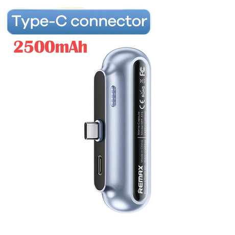 Remax Mini Power Bank 5000mAh Fast Charging for Xiaomi Samsung Huawei External  Battery Small Portable Powerbank USB Type C