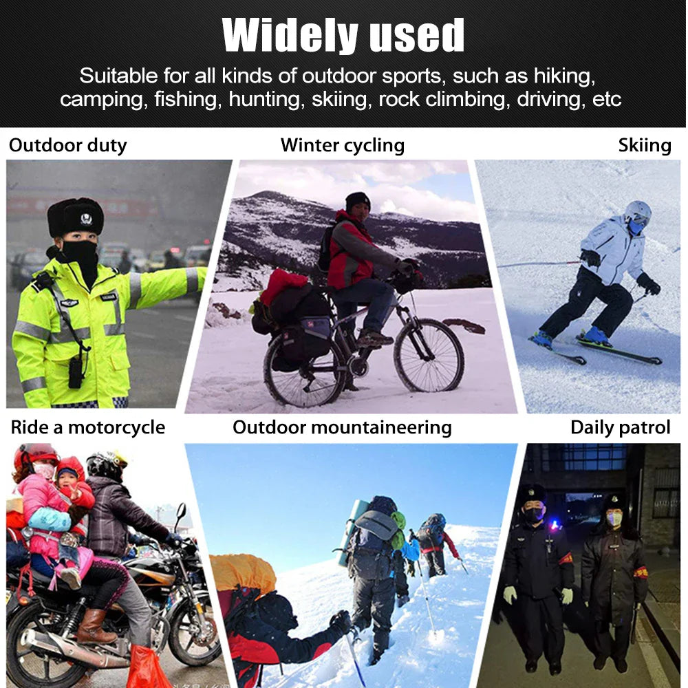 Moto Gloves Motorcycle Electric Heated Gloves Windproof Cycling Skiing Warm Heating Glove USB Powered Touch Screen Heating Glove