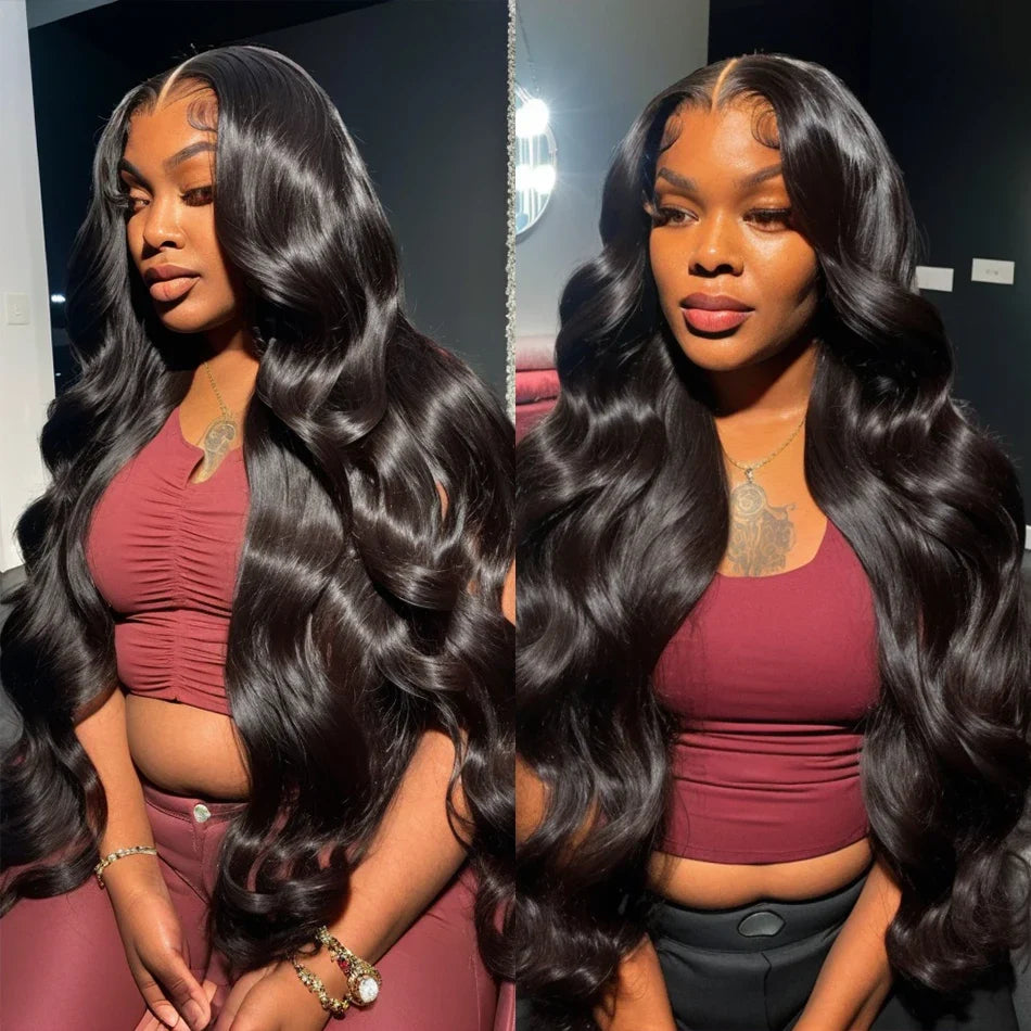 Rosabeauty 30 40 Inch 3 4 Body Wave Bundle Weave 100% Human Hair Brazilian Bundles Long Raw Hair Extension Wavy And Wet Tissage