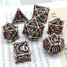 Special Offer Resin Metal Dice Set Sample With Metal Box Polyhedral DND Dice Set Sample Limited to 1 set of RPG game Dice Set