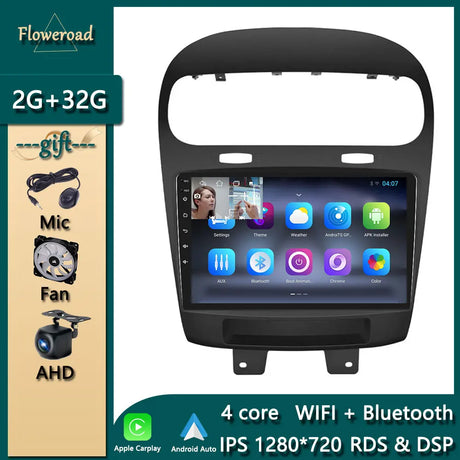 Car Intelligent System Android For Dodge Journey Fiat Freemont 2011-2020 Apple Carplay 2din GPS Auto Radio Multimedia Player DVD