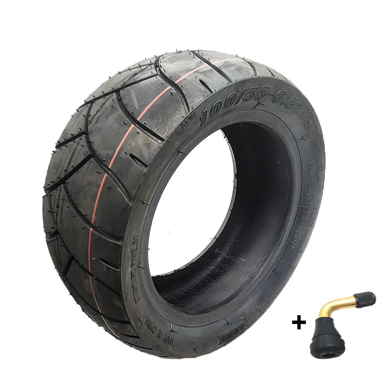 100/55-6.5 Tubeless Tire 90/65-6.5 100/65-6.5 Thickened Wear-resistant Vacuum Tyre with Air Valve for Electric Scooter