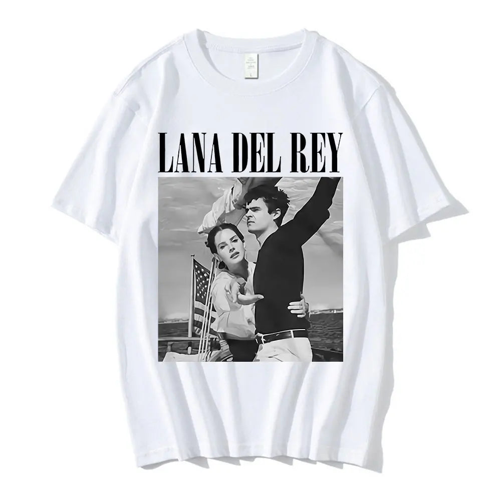 New Lana Del Rey Ldr Graphic Print T Shirt Fashion Streetwear Short Sleeve Casual Crew Neck Plus Size T Shirt Women