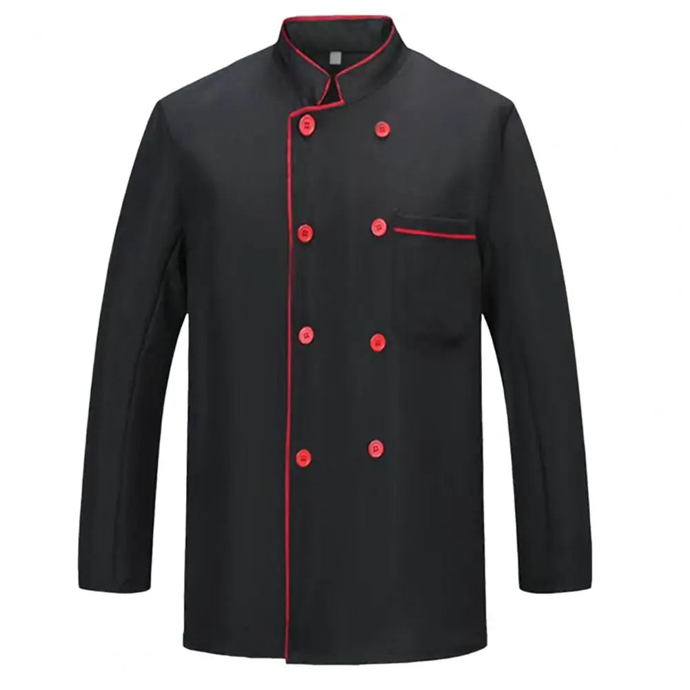 Cool Uniform Quick Dry Chef Jacket Lint-free Unisex Adult Kitchen Chef Coat  Cooking Clothes