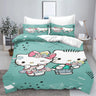 Hello Kitty With Pillowcase Bedding Set Duvet Cover Comforter Sets Universal, Suitable For Children And Adults  Home