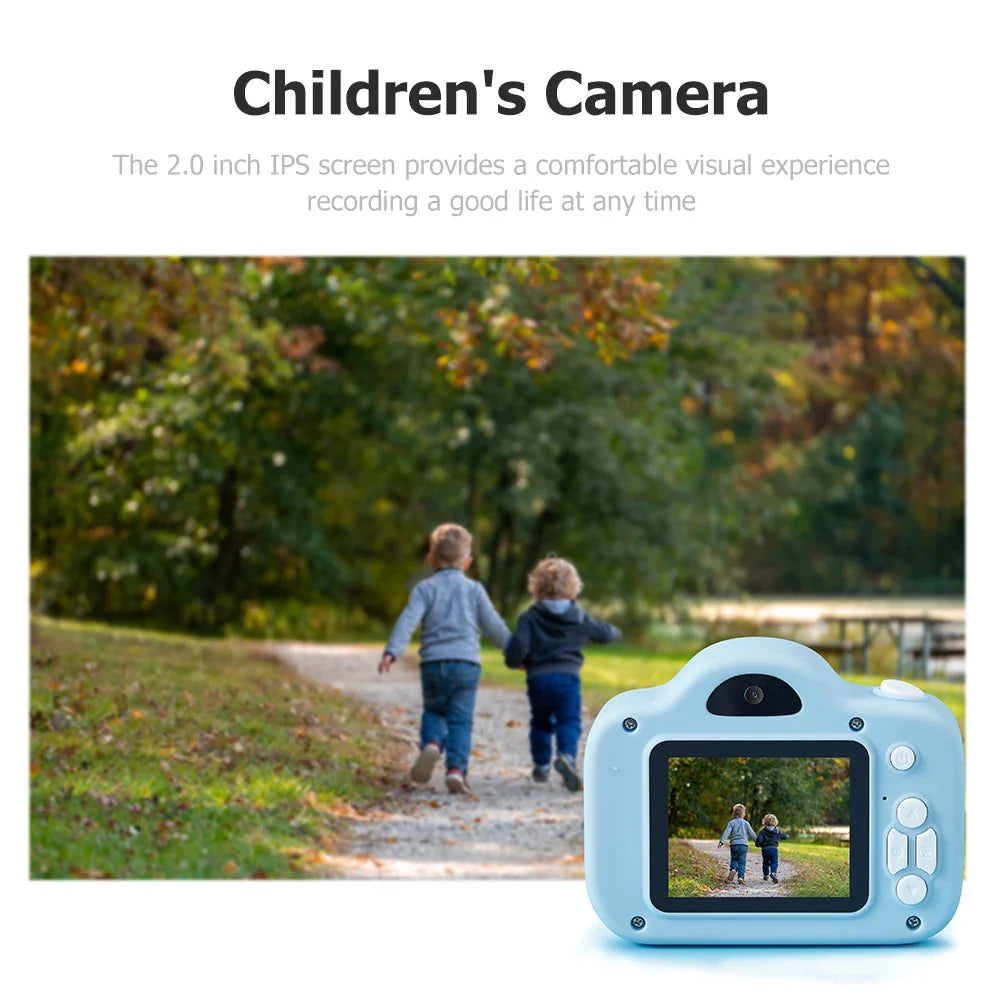 Mini Digital Camera Multifunctional Digital Camcorder Toy with Lanyard Digital Video Camera USB Charging for Kids Holiday Gifts