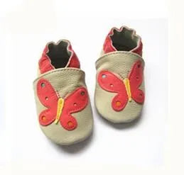 Baby Shoes Cow Leather Bebe Booties Soft Soles Non-Slip Footwear For Infant Toddler First Walkers Boys And Girls Slippers