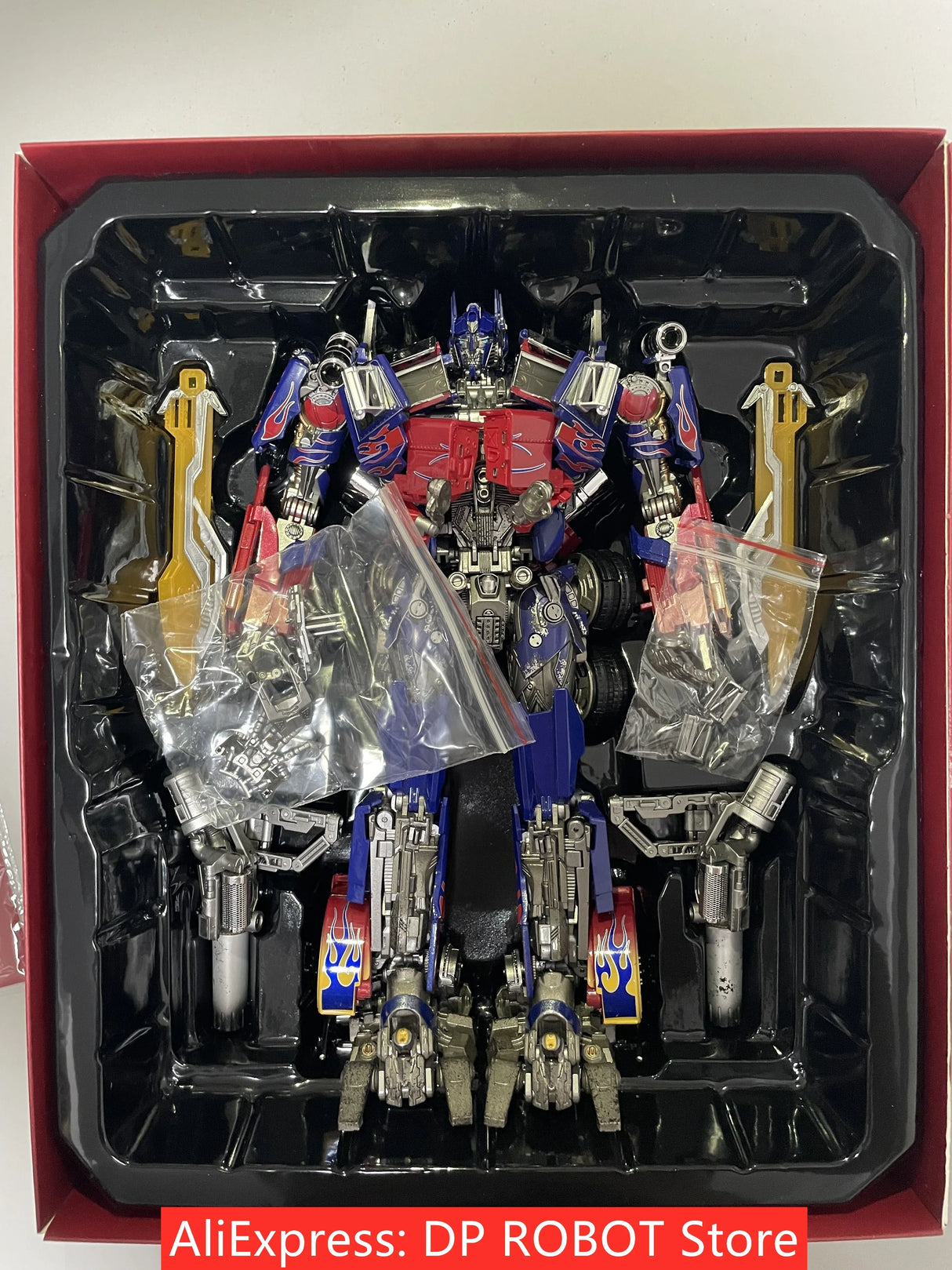 【Latest Version 】WJ MPM04 MPM-04 Transformation OP Commander Swordsman Black Apple W8606 OP Oversized Diecast Version Figure