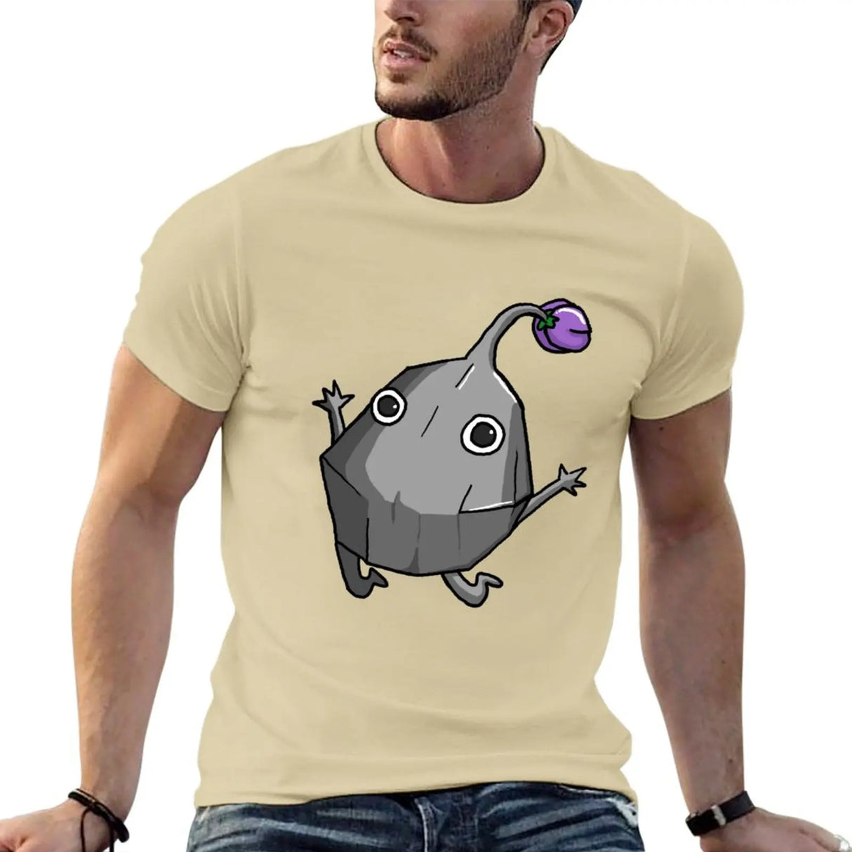 Rock Jumping Pikmin T-Shirt summer tops Blouse plain t shirts men