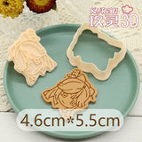 Genshin Impact Neuvillette Cake Tool Animal Cookie Cutter Christmas Cutters Biscuit Stamp Fondant Mould Baking Sugarcraft Molds