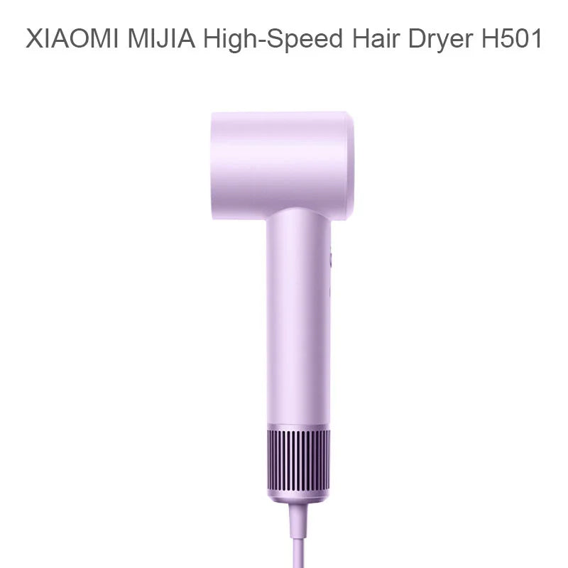 XIAOMI MIJIA H501 High Speed Anion Hair Dryer 110000 Rpm 62m/s Wind Speed Professional Negative Ion Hair Care 1600W Quick Drying