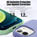 Luxury Liquid Silicone Soft Case Protection For iPhone 15 14 13 12 11 Pro Max Plus Mini Protective Phone Accessories 7 8 XS XR X