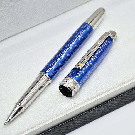 Special Edition Little Prince Rollerball Pen MB Blue 163 Ballpoint Pen Fountain Pens Writing Office Supplies With Serial Numbe