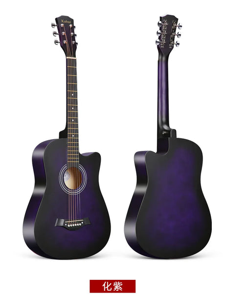 VZb 38-inch folk acoustic guitar beginners practice guitar and popular guitar