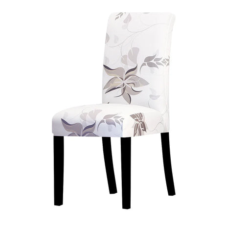 Printed Chair Cover Elastic Seat Chair Covers Removable And Washable Stretch Banquet Hotel Dining Room Arm Office Chair Cover