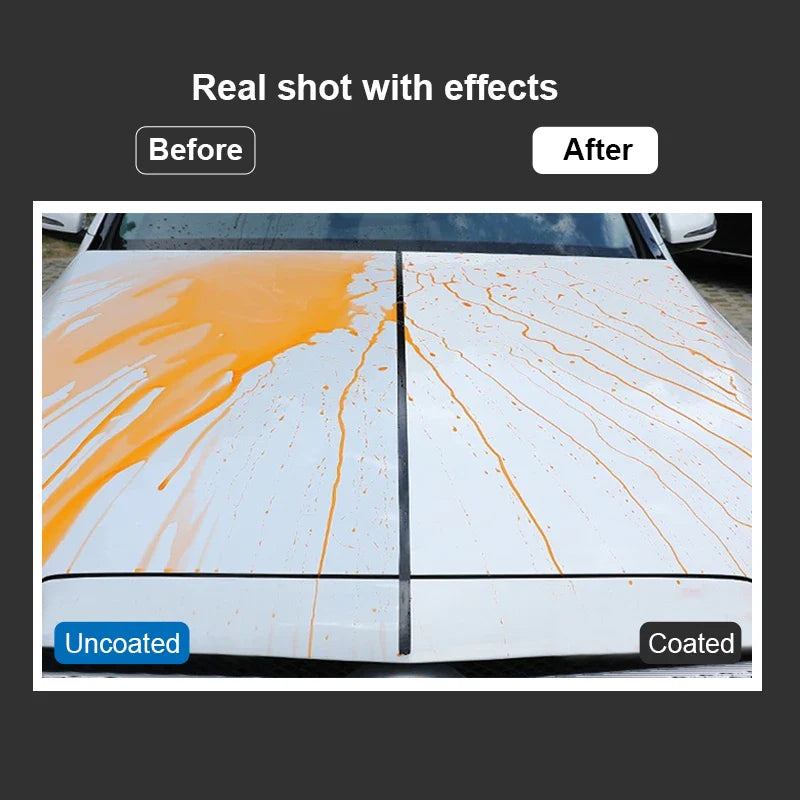 Car Hood Nano Coating Crystal Liquid Spray Paint Fast Film Car Wax Hydrophobic Wet & Dry Coating Cleaning Spray Car Protection