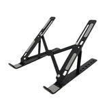 Newly Folding Height Adjustable Cheap Plastic Material Foldable Portable Adjustment Desktop Laptop Holder Riser Stand