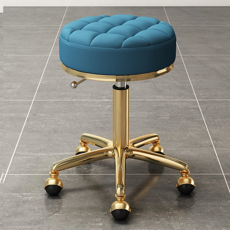 Hairdressing Stool Salon Furniture Barber Shop Chairs Stylis Tattoo Chair Liftable Rotatable Beauty Nail Pulley Work Chair