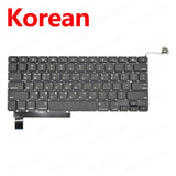 New A1286 Keyboard For MacBook Pro 15" A1286 Replacement Keyboard US UK ES FR RU DE HU KR PT DK NO 2009 2010 2011 2012