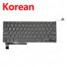 New A1286 Keyboard For MacBook Pro 15" A1286 Replacement Keyboard US UK ES FR RU DE HU KR PT DK NO 2009 2010 2011 2012