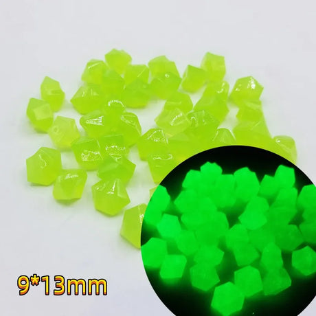 1000/500Pcs Garden Decoration Outdoor Luminous Stones Glow In The Dark Pebbles Aquarium Fish Tank Yard Decor Crystals Rocks Bulk