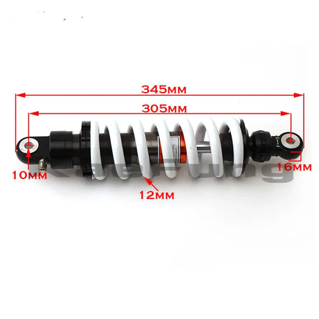 260/305mm rear shock absorber damping adjustable suitable for cross-country motorcycle rear shock absorber Accessories