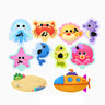 Baby Bath Toys Cars Boat Cognitive Floating Toy Foam EVA Puzzle Bathing Toys for Kids Children Bathroom Play Water Game Toys