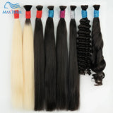 Envio Gratis To Brazil Blonde Color Hair Bulk 613 Human Hair Bundles Extensions Cabelo Humano Para Mega Her 100-300 Gramas