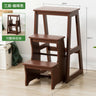 Solid Pine Wood High Stools Kitchen Multifunctional Step Ladder Chair Folding Design Step Stool Strong And Durable Ladder Stool