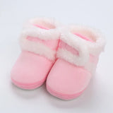 Winter Sweet Newborn Baby Girls Princess Winter Boots First Walkers Soft Soled Infant Toddler Kids Girl Footwear Shoes Booties