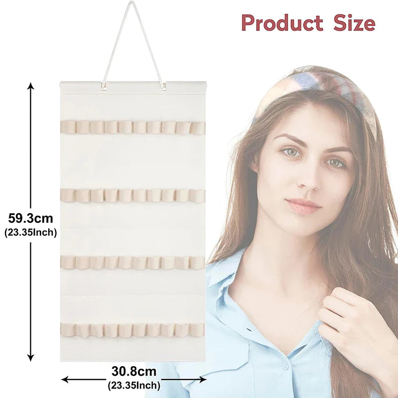 Hanging Wall Headband Holder For Women Girls Felt Headbands Organizer Hair Bow Storage Hairpins Hair Accessories Display Stand