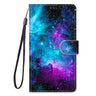 Leather Magnetic Case For Samsung Galaxy A25 A24 A14 4G A34 A54 5G SM-A256B A245F Phone Cover Flip Wallet Painted Funda Etui