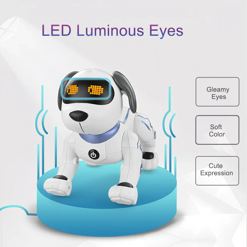 LE NENG TOYS K16A Electronic Pets Robot Dog Stunt Dog Voice Command Programmable Touch-sense Music Song Toy Kids Birthday Gift