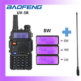 2023 Baofeng UV-5R 5W/8W Walkie Talkie Long Range Walkie Talkie FM Handy Transceiver Portable Ham Radio Walkie Talkie