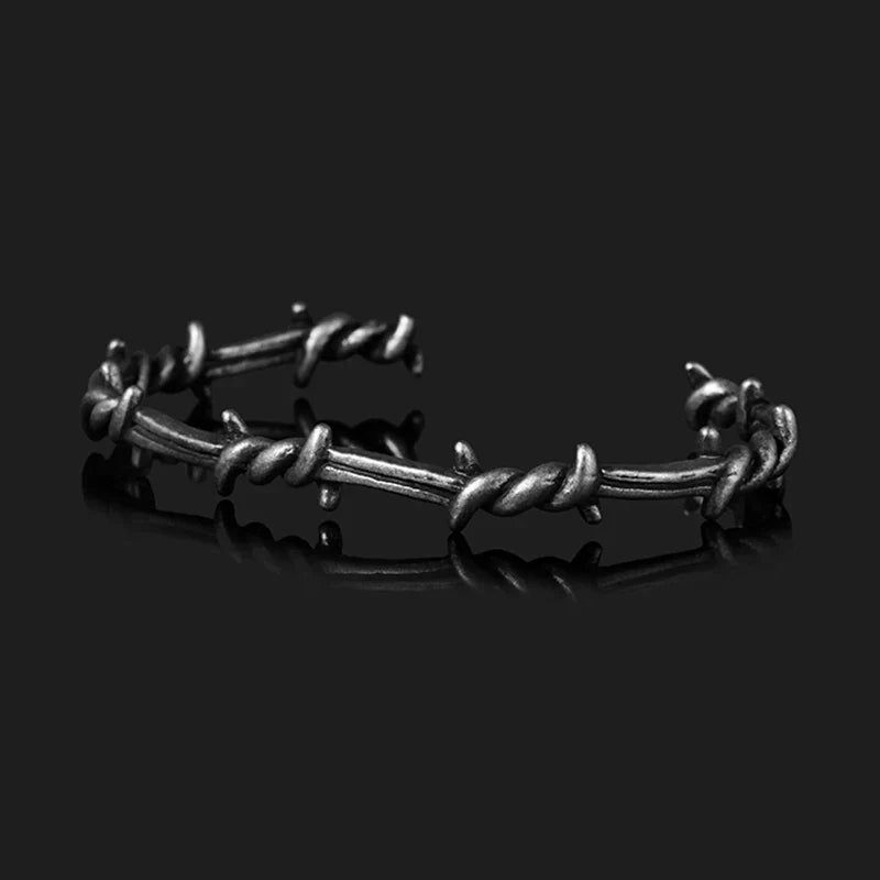 2022 Nes Mesn`s Fashion Vintage Vasual Party Jewelry Gifts Trend Retro Bracelet Simple Twist Bangle Boy friend Gift